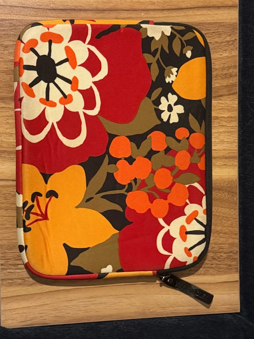 Vera Bradley Floral Tablet Case Zip Pouch